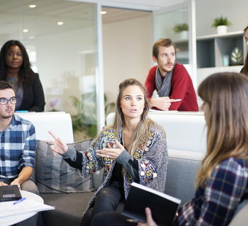 workplace, team, business meeting