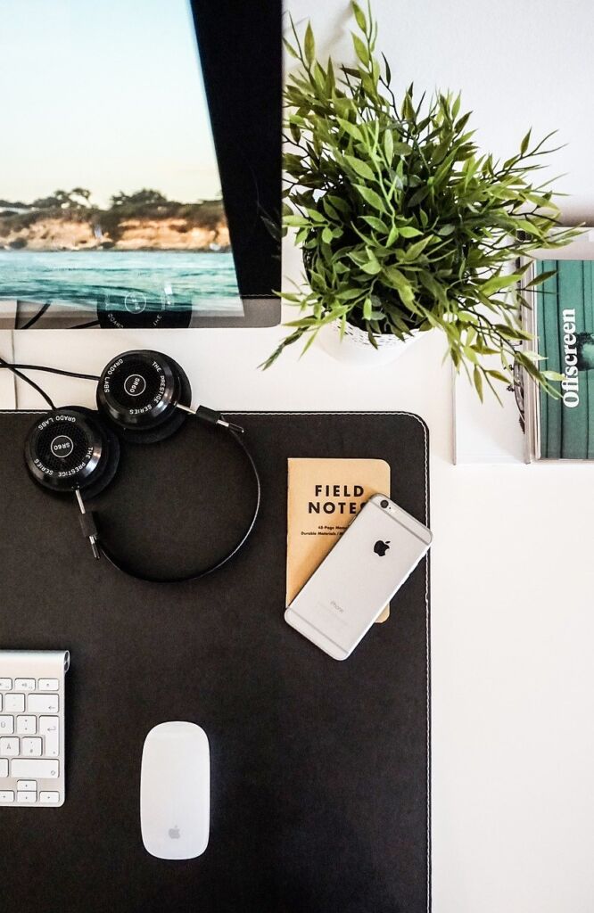 desktop, aerial view, business