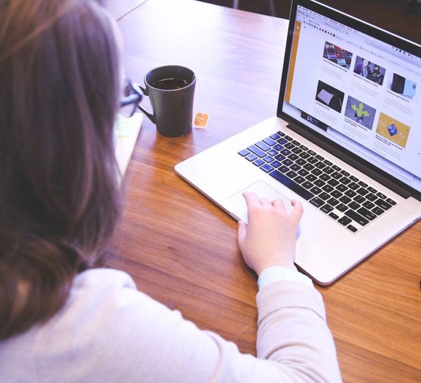 student, woman, startup